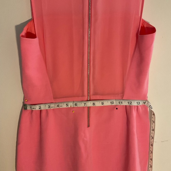 Sandro shift dress, sheer top, sheer back to waist - Picture 6 of 12